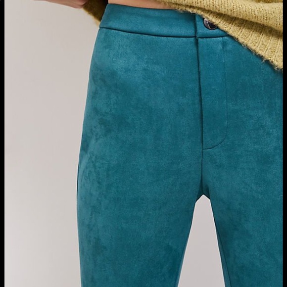 Anthropologie Pants - Slim Faux Suede Pants